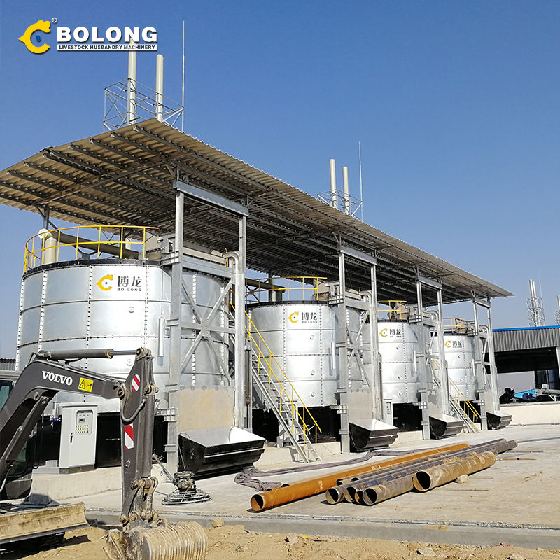 high-performance chicken dung compost system
